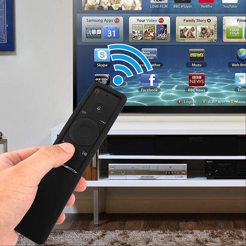 Silicone Non-slip Remote Control Cover for Samsung Smart Tv - Blue