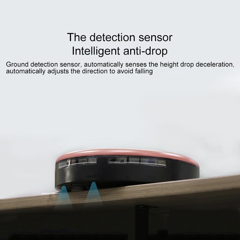 Smart Household Sweeping Robot - Efficient Cleaning - Red