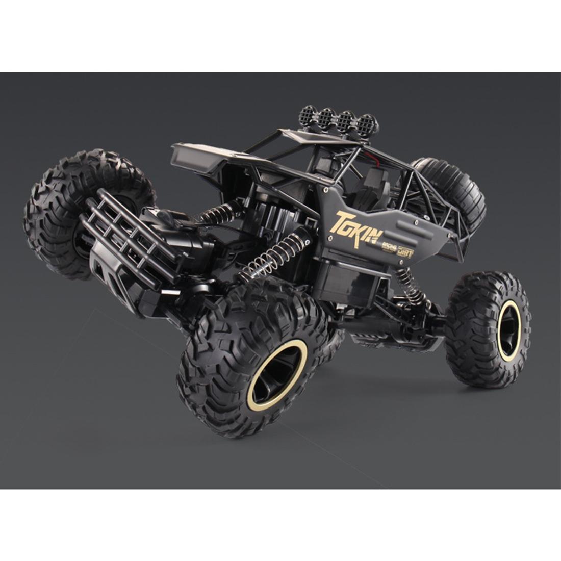 37cm Remote Control Bigfoot Climbing Car - 1 12 Alloy 4wd Cross-country Toy - Red