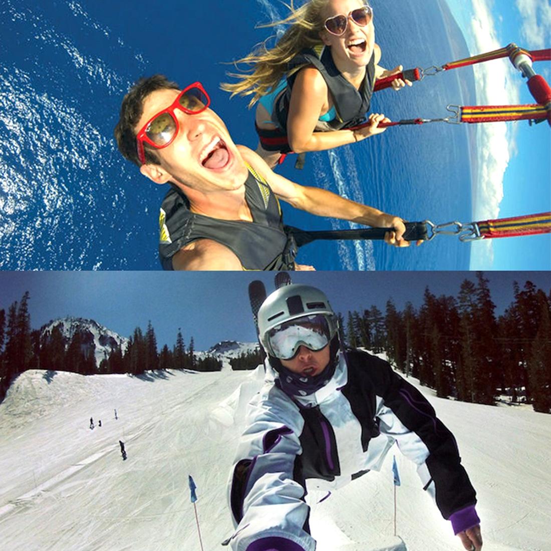 Extendable Monopod for Action Cameras - 49cm - Red