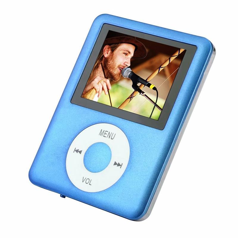 1.8 Inch Tft Mp4 Player W / Tf Slot Recorder Fm E Book & Calendar - Baby Blue