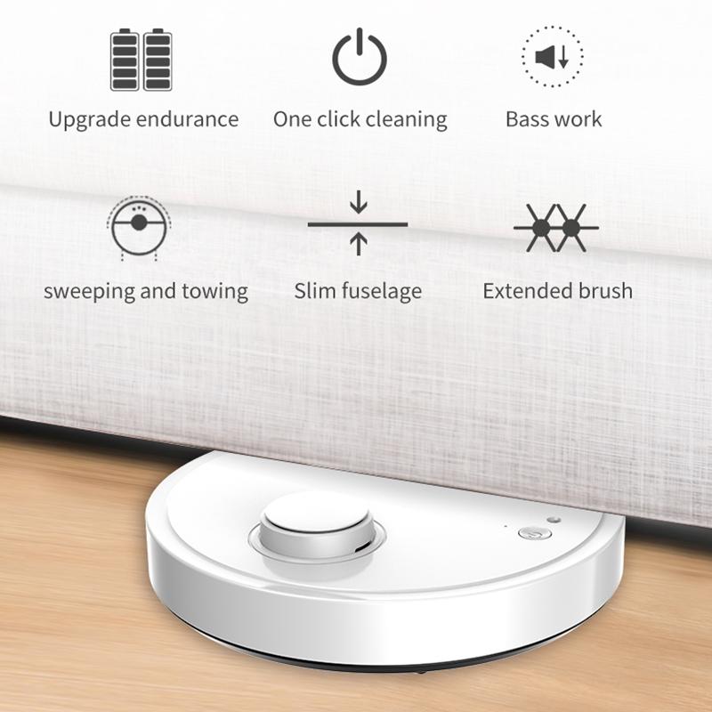 Intelligent Usb Charging Sweeping Robot - White