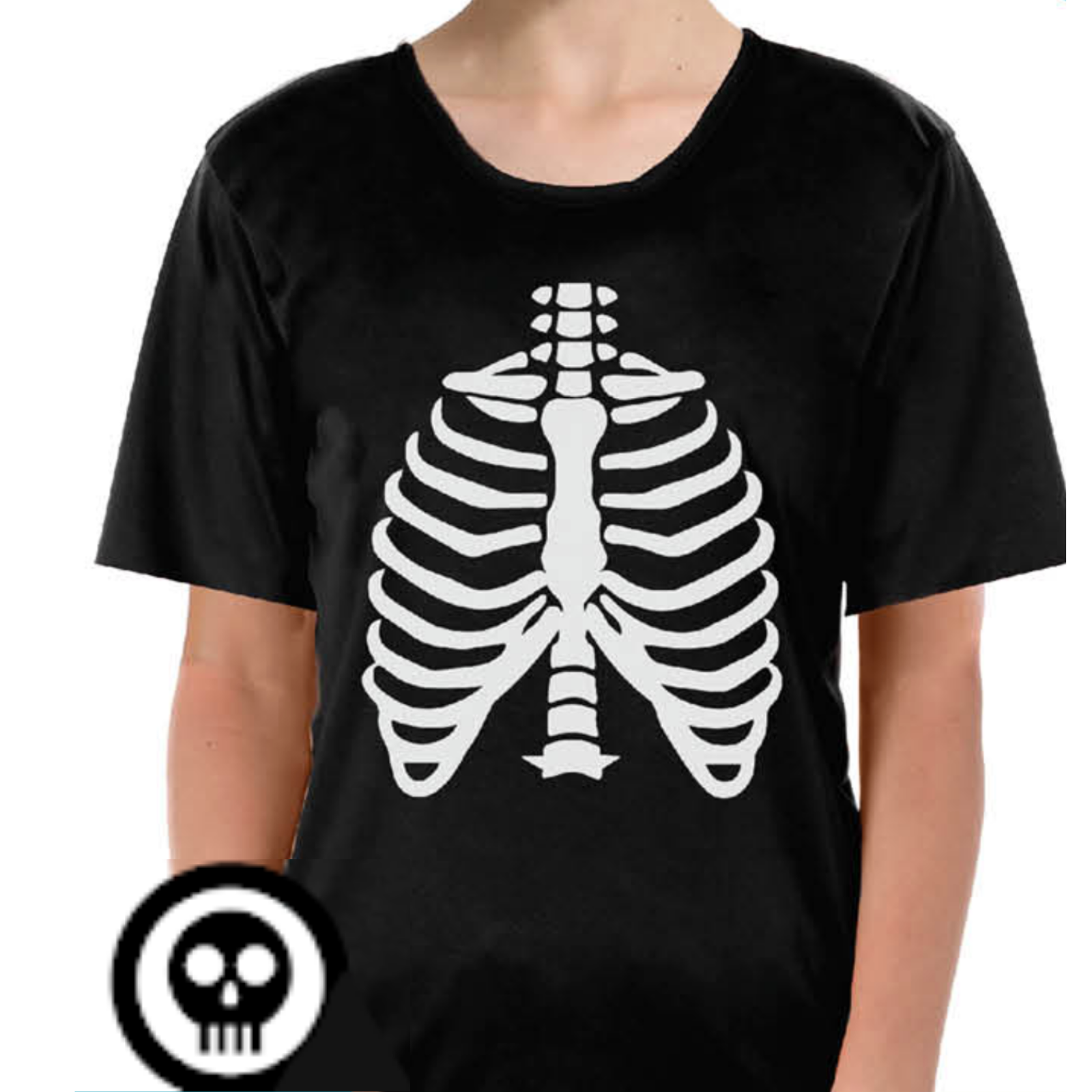 Adult Mens Womens Skeleton T Shirt Top Day Of The Dead Halloween Bones Bedworld