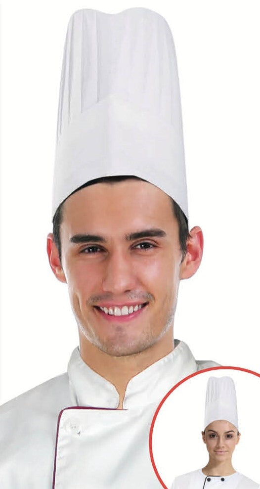 CHEFS HAT Chef Master Kitchen Cooking Baker Cap Costume Fancy BBQ Part