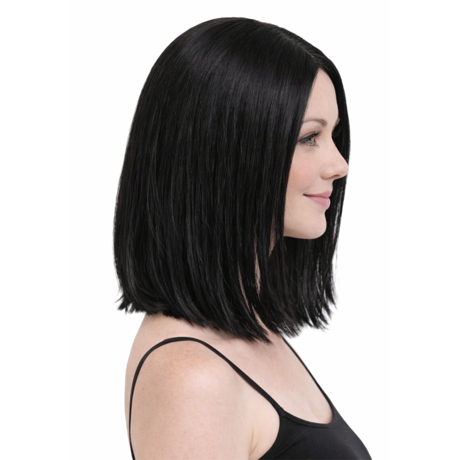 Lob Wig Hair Cosplay Wigs Party Costume - Black