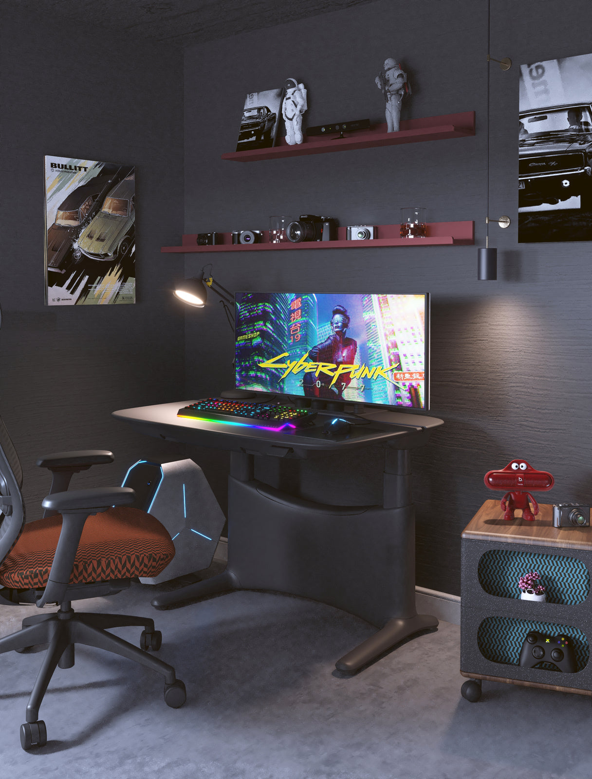 UFO UPON 1.2m Motorised Standing Desk - Ergonomic Design