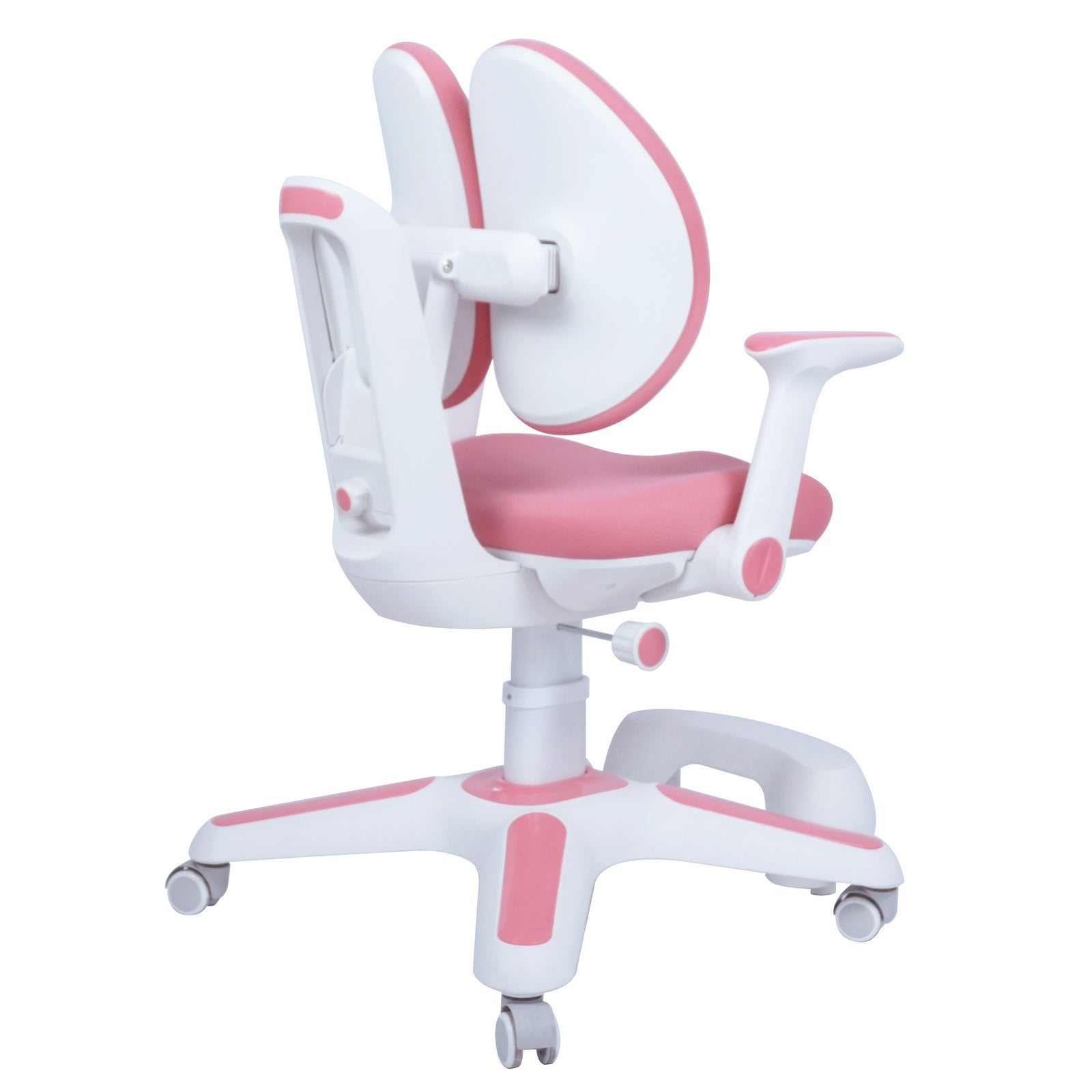 2x Ergonomic Children Kids Study Chairs Height Adjustable - Pink