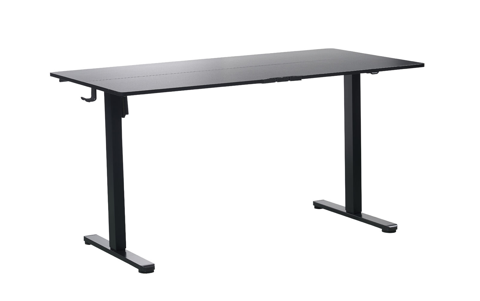 Ergonomic Kids Study Chair & Adjustable Electric Standing Desk Set ??Blue Chair & Black Desk