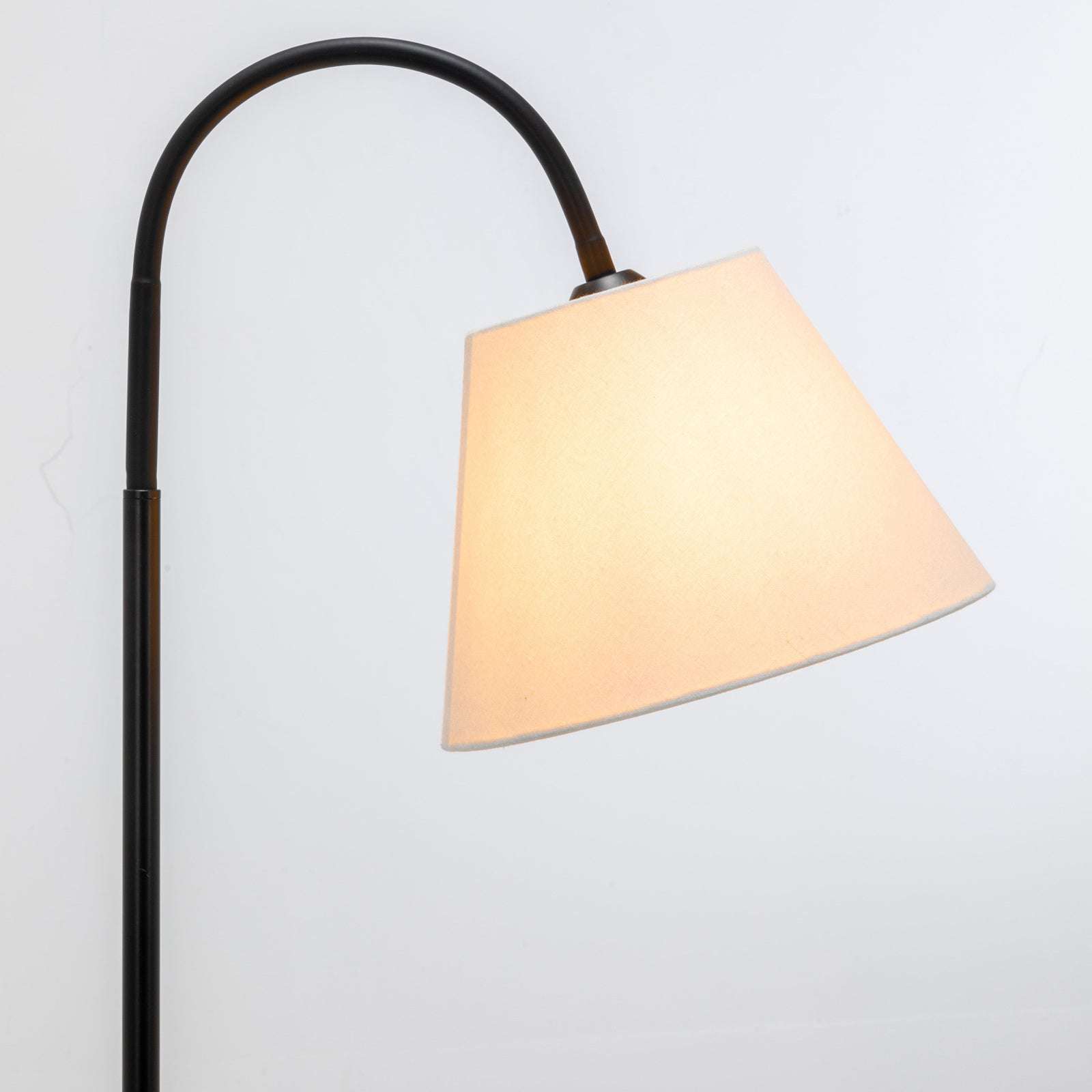 Florence Tripod Lamp Shelf Storage Drawer Bed Side Table Light w/ USB Charger