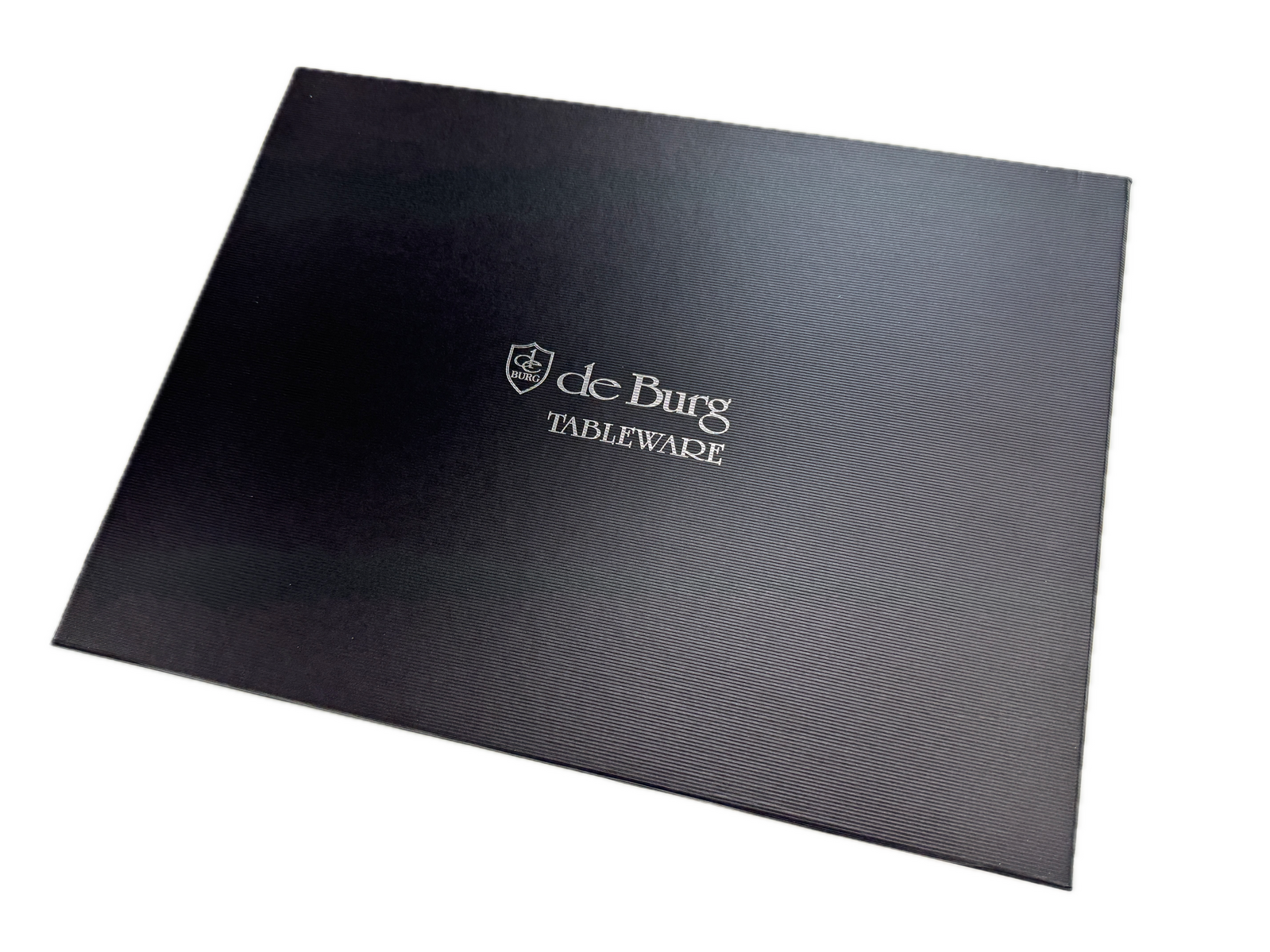 de Burg 4 Piece Table Place Mat Set Placemat with Croc Pattern - Blue