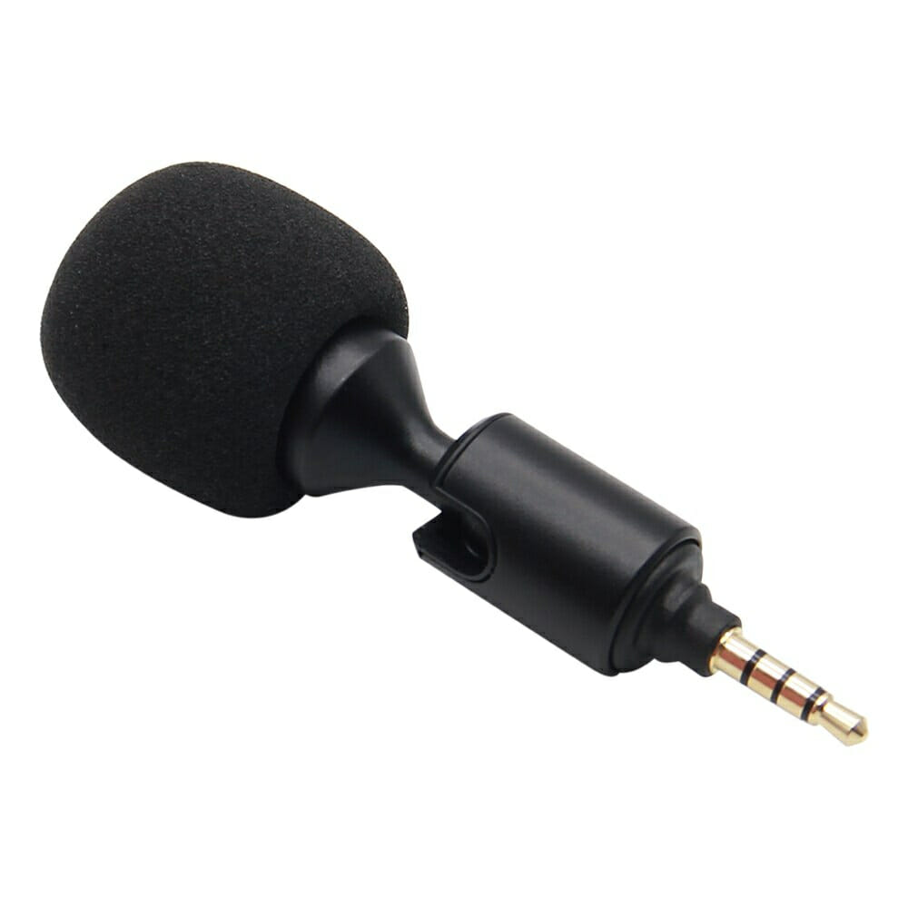 HRIDZ Portable Mini Microphone 3.5mm Stereo Type-C Flexural Bendable Mic - 3-pole