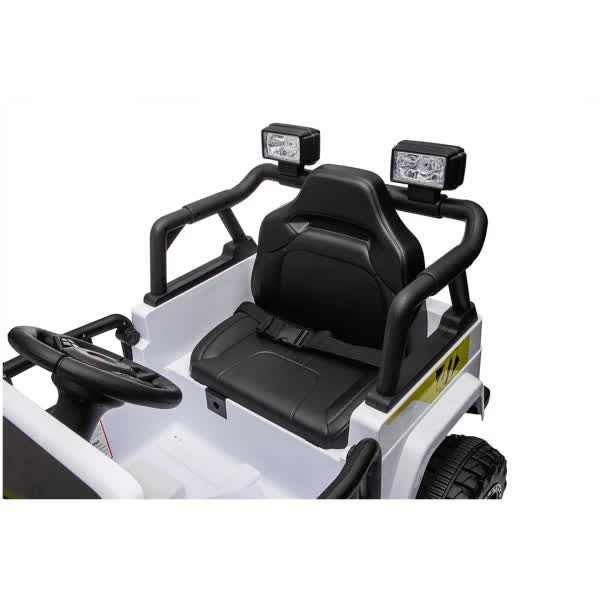 12V Kids Electric Ride On Jeep – White