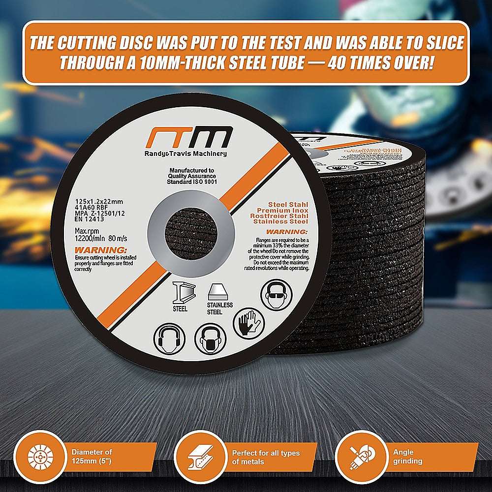 125mm 5" Cutting Disc Wheel for Angle Grinder x25