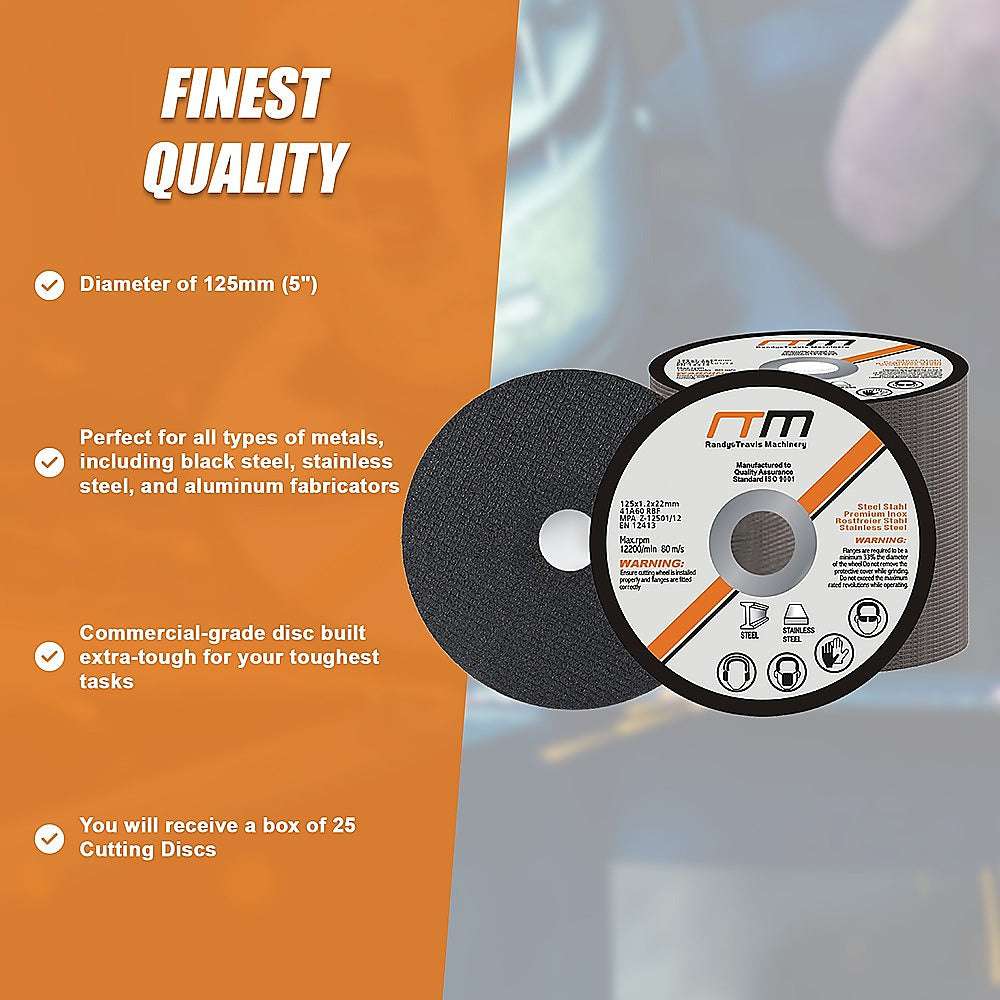125mm 5" Cutting Disc Wheel for Angle Grinder x50