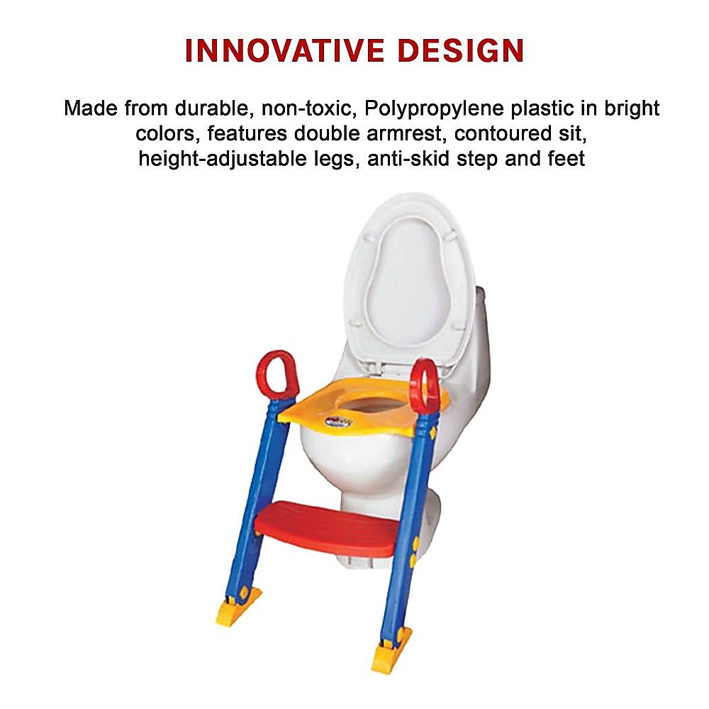 Kids Toilet Ladder Baby Toddler Training Toilet Step Potty Seat Non Slip Trainer Bedworld