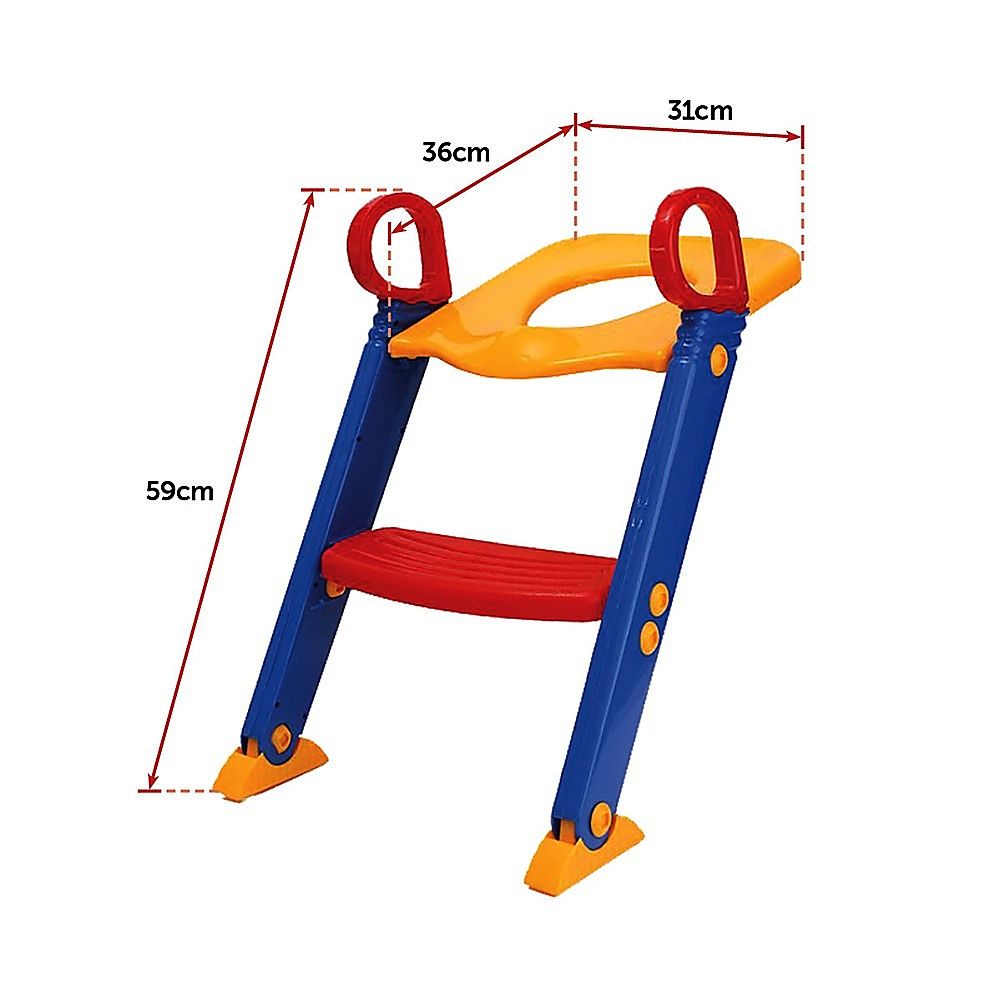 Kids Toilet Ladder Baby Toddler Training Toilet Step Potty Seat Non Slip Trainer Bedworld