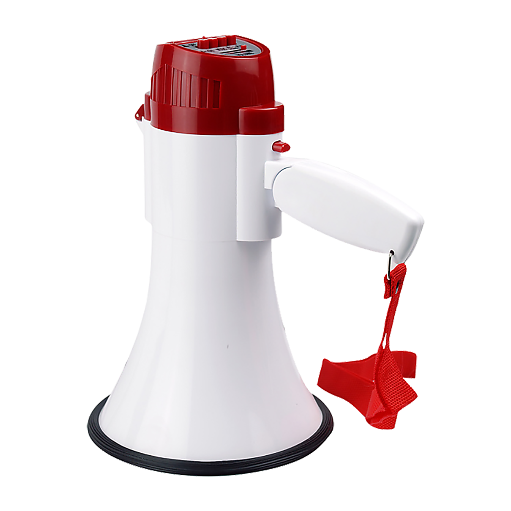Audio Megaphone 25Watt Bull Horn with Siren Bedworld