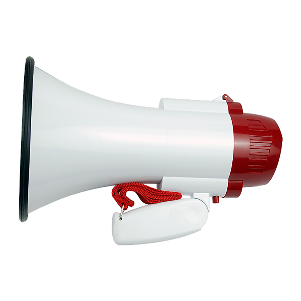Audio Megaphone 25Watt Bull Horn with Siren Bedworld
