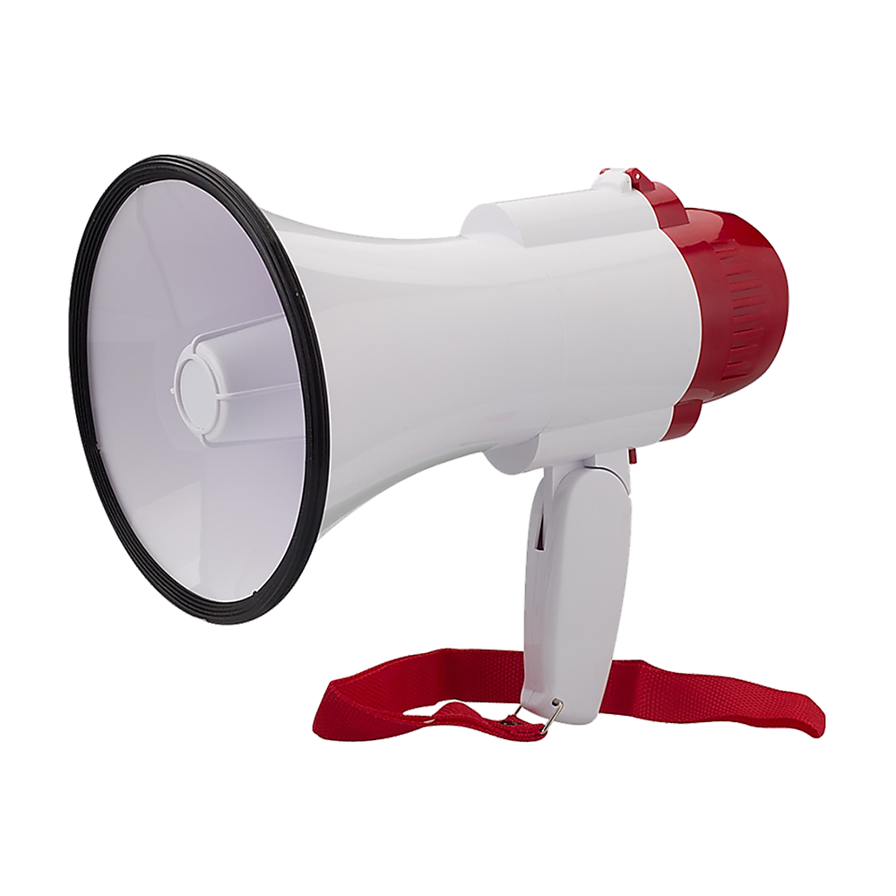 Audio Megaphone 25Watt Bull Horn with Siren Bedworld