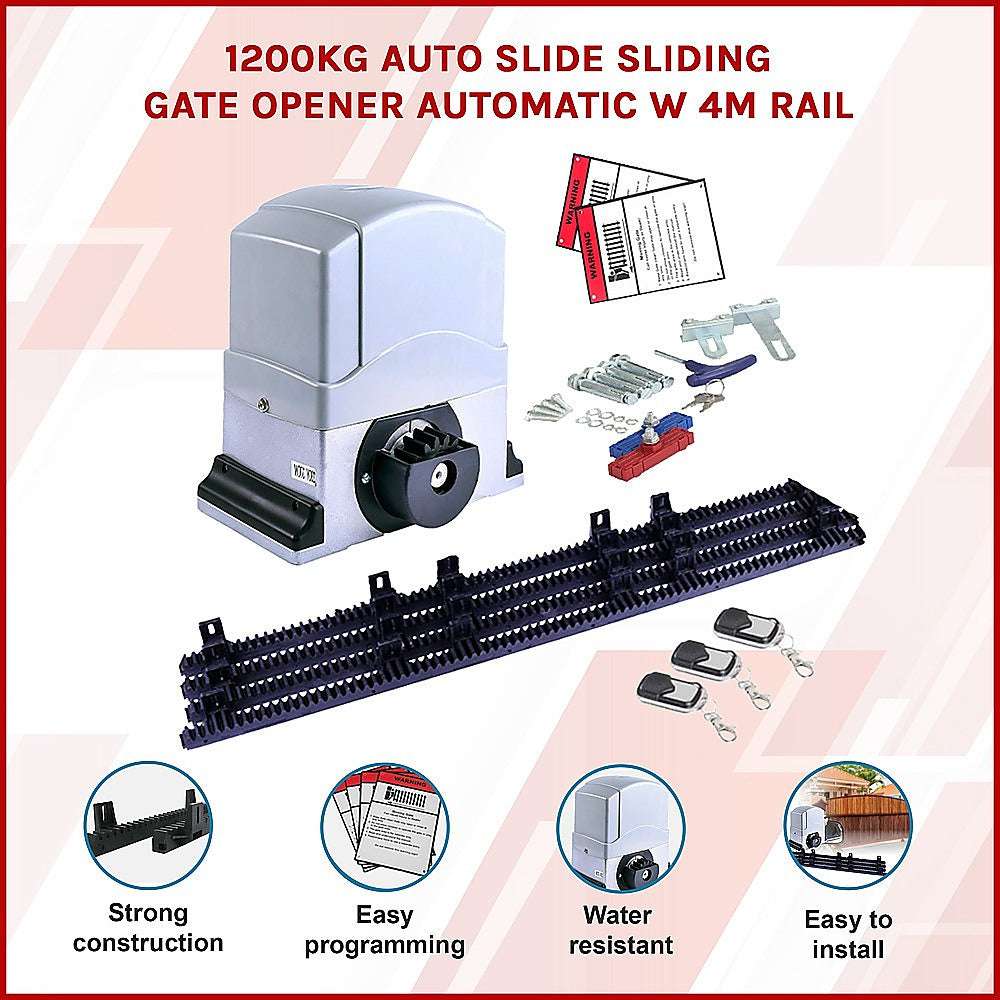 1200KG Auto Slide Sliding Gate Opener Automatic
