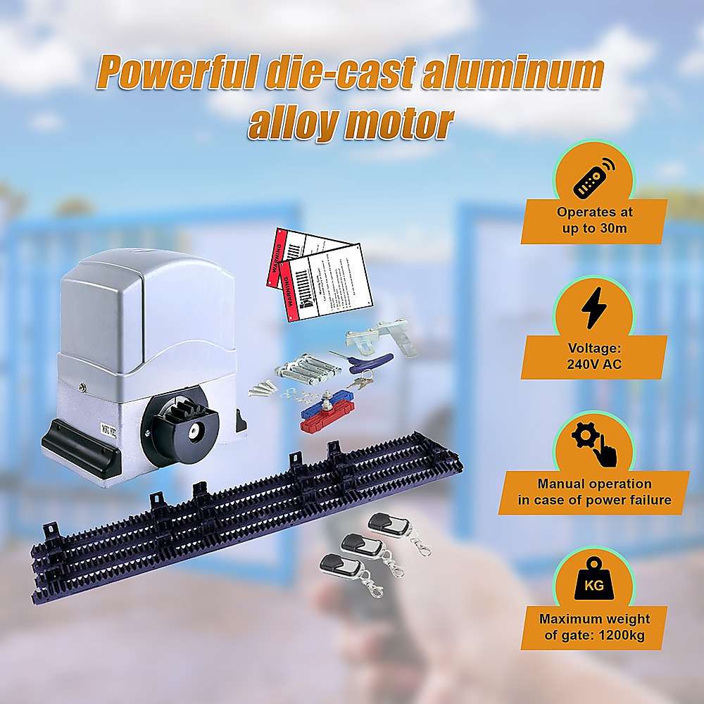 1200KG Auto Slide Sliding Gate Opener Automatic