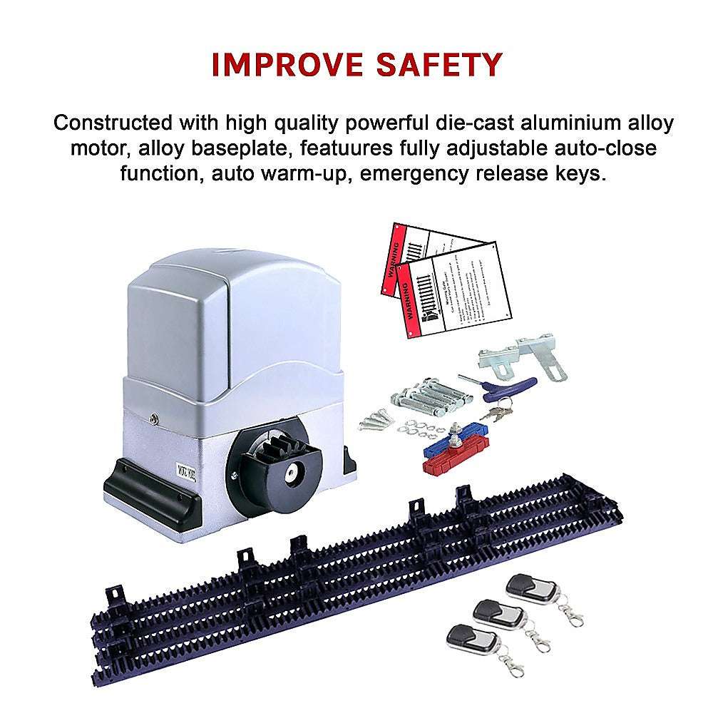 1200KG Auto Slide Sliding Gate Opener Automatic