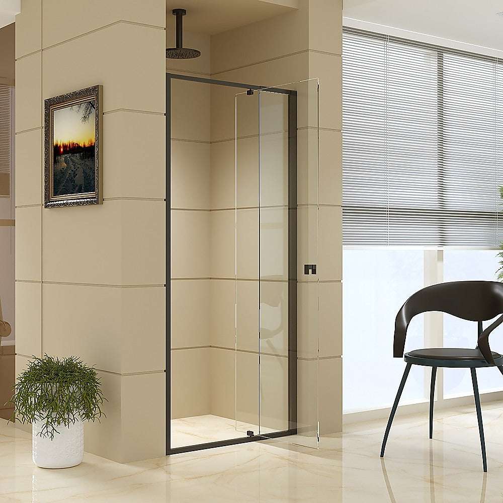 Adjustable Semi-Frameless Shower Screen (74-82cm)