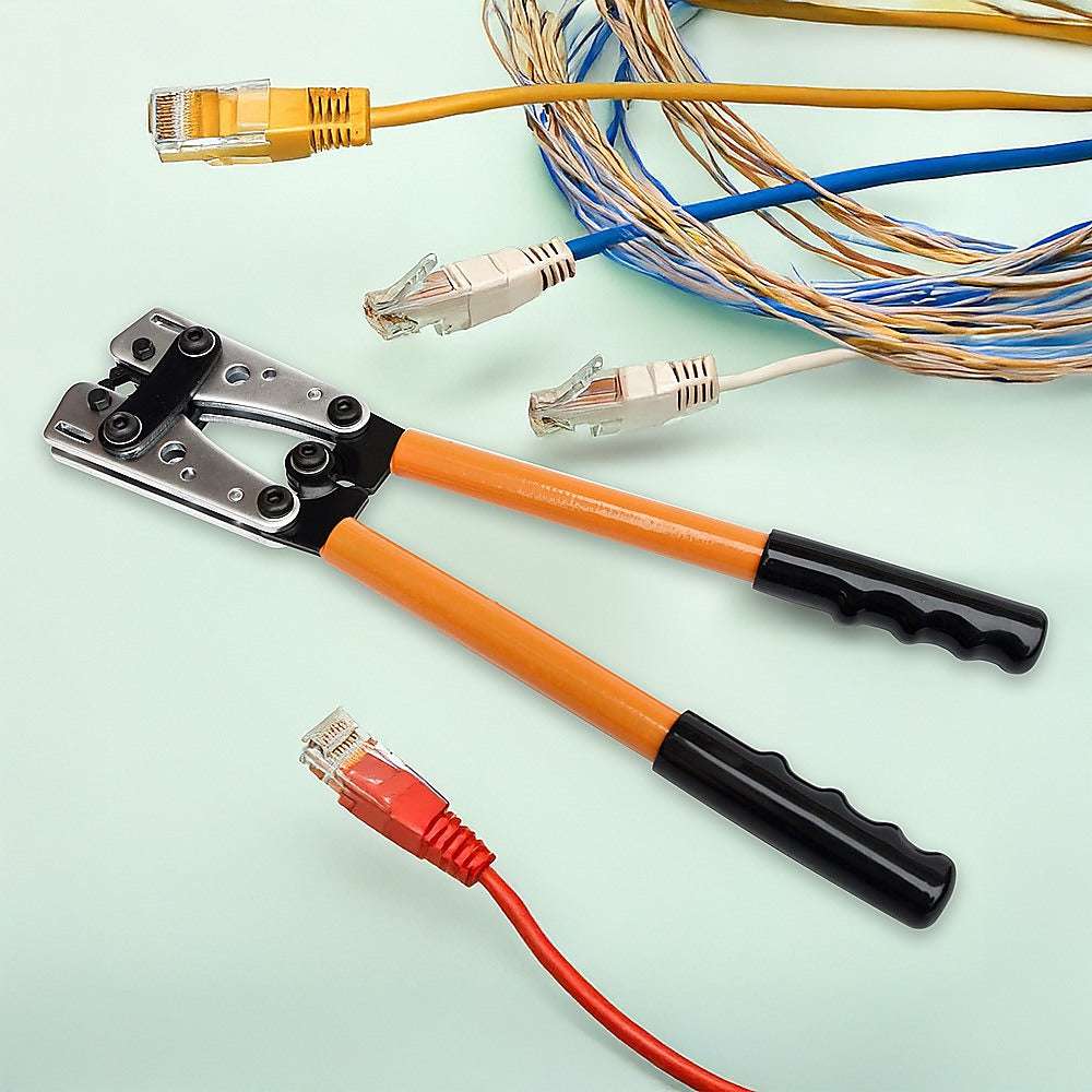 6-50 mm2 Wire Crimper Cable Crimp Electric Tube Crimping Hand Tool Battery Lug