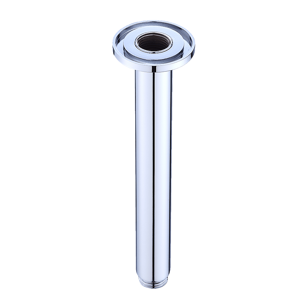 Shower Head Arm Wall Connector Round Bathroom Rainforest ShowerHead