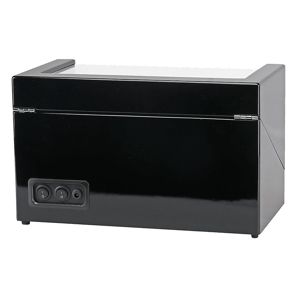 Automatic Quad Watch Winder Wood Display Box Case Motor Rotation Storage