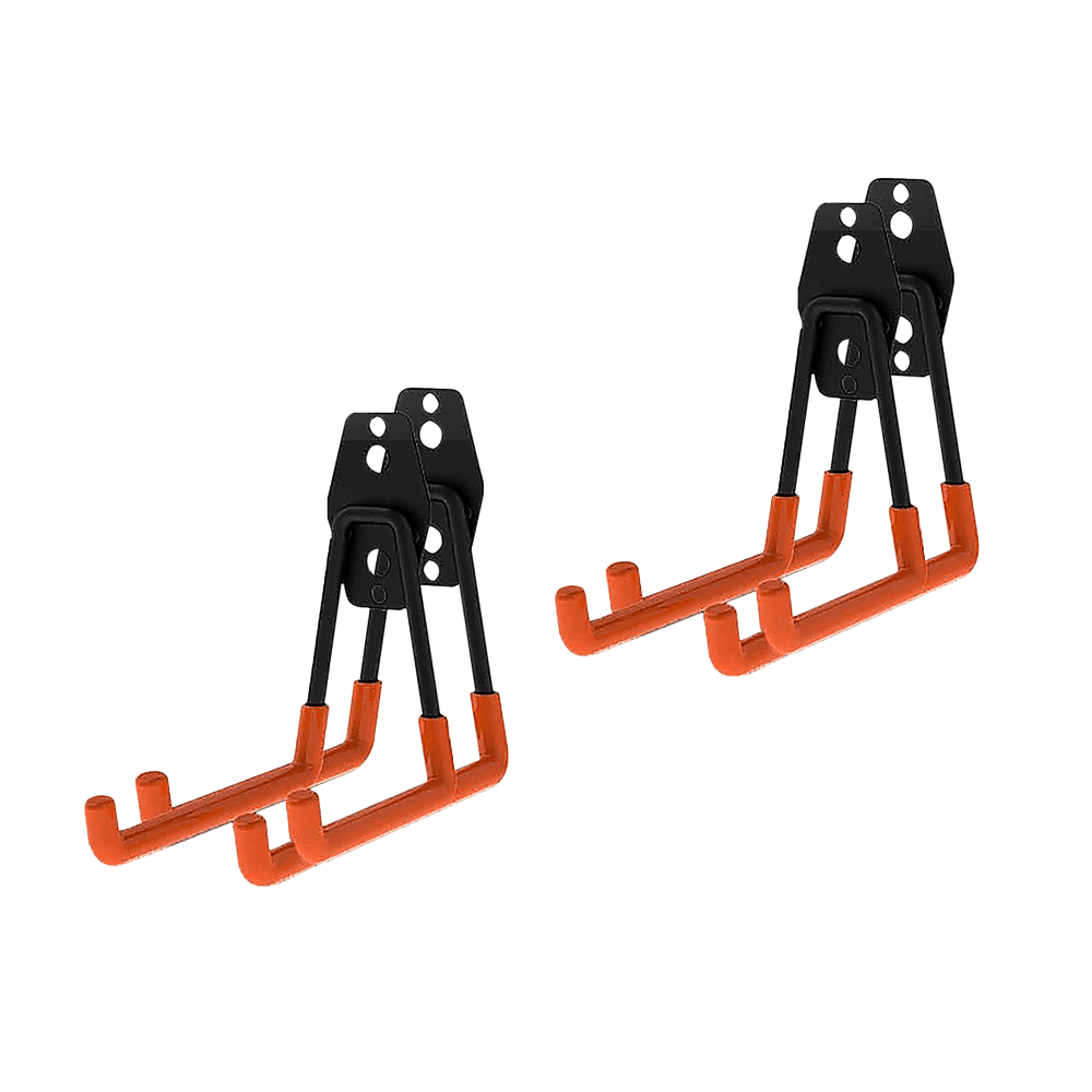 12-Pack Wall Mount Garage Hooks Tool Storage Workshop Organiser Heavy Duty Steel