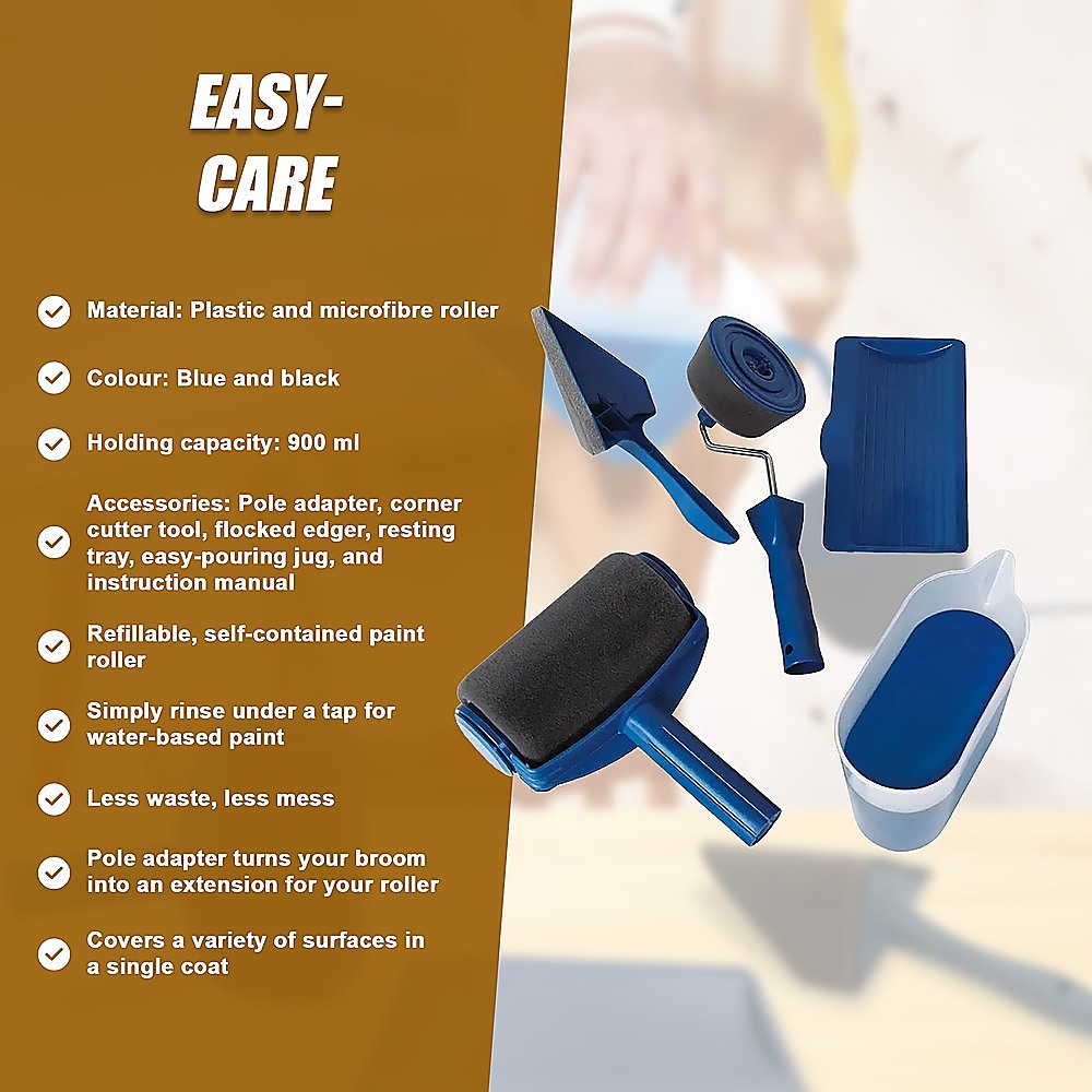 Paint / Painting Set Self-Contained Drip Splatter Roller