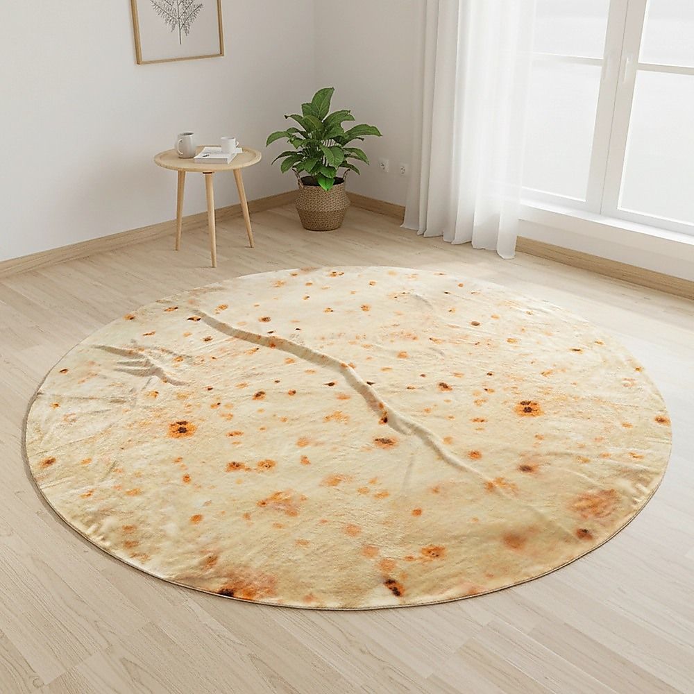 Tortilla Blanket Burrito 180cm Blanket Throw Rug Bedworld