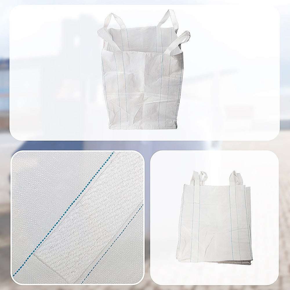 4 x 1 tonne FIBC Polypropylene UV Rated Builder / Bulk / Landscape Bags