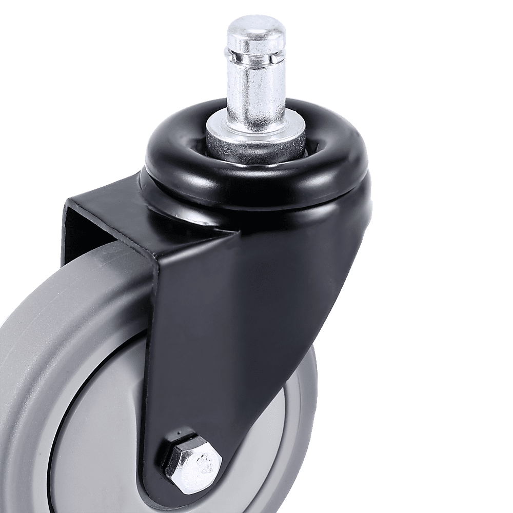 5x Office Chair Caster Wheels Set Heavy Duty & Safe for All Floors w/Universal Fit