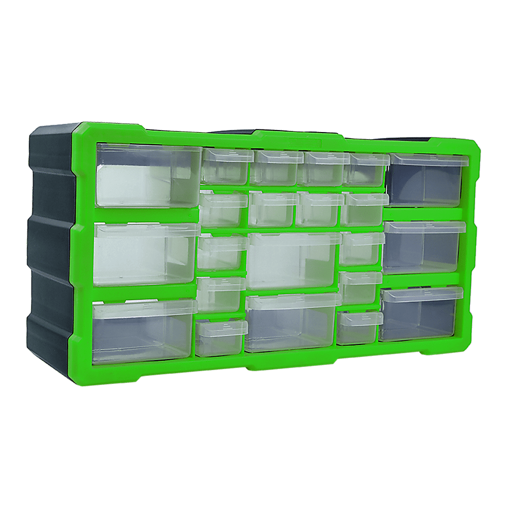 22 Multi Drawer Parts Storage Cabinet Unit Organiser Home Garage Tool Box