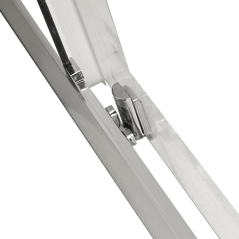 800 x 900mm Sliding Door Nano Safety Glass Shower Screen By Della Francesca