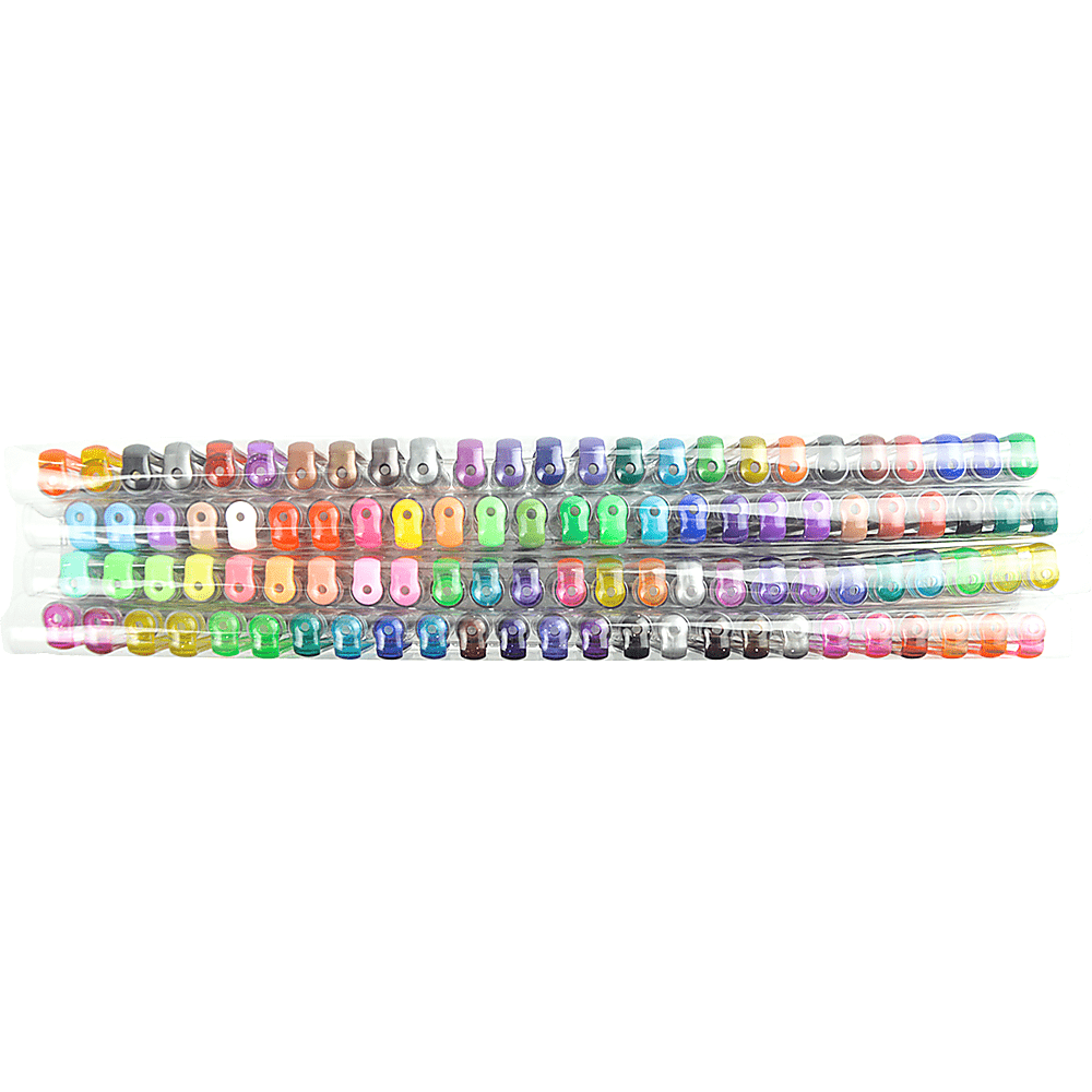 Glitter Gel Pens (100 pack) with 2.5X More Ink - Craft, Kids & Adult Colouring
