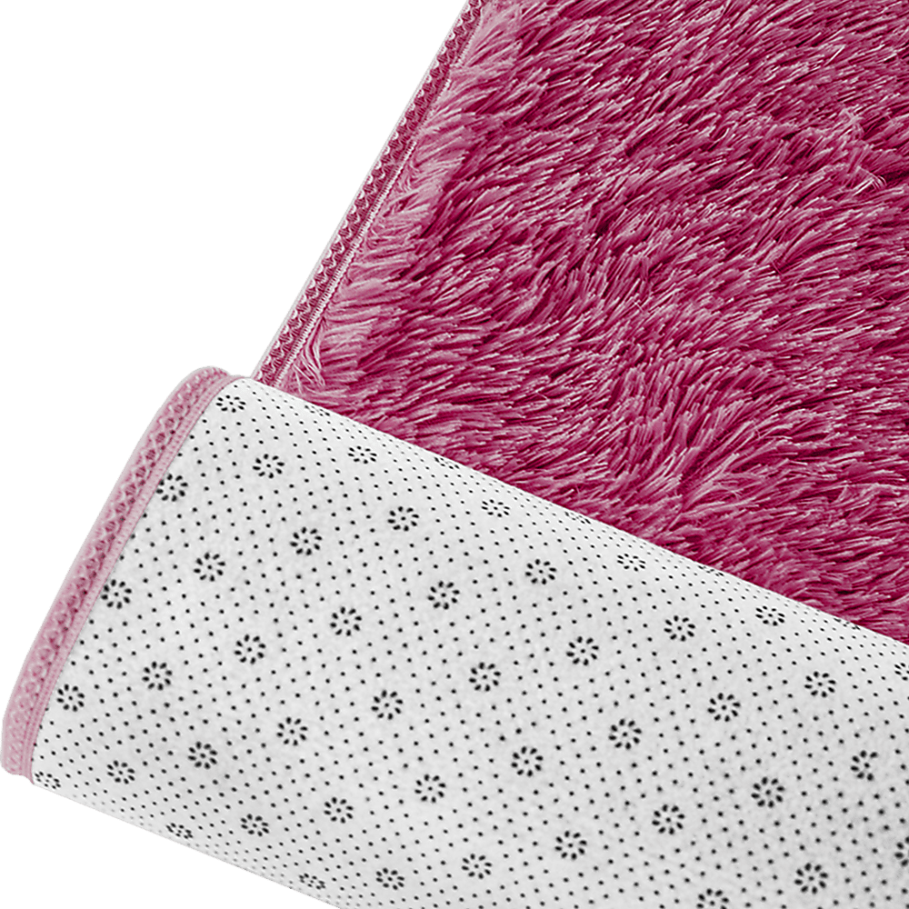 230x160cm Floor Rugs Large Shaggy Rug Area Carpet Bedroom Living Room Mat - Burgundy
