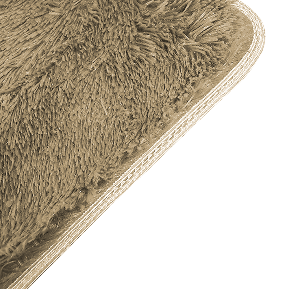 200x140cm Floor Rugs Large Shaggy Rug Area Carpet Bedroom Living Room Mat - Beige