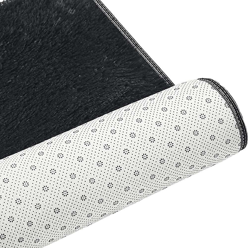 230x160cm Floor Rugs Large Shaggy Rug Area Carpet Bedroom Living Room Mat - Black