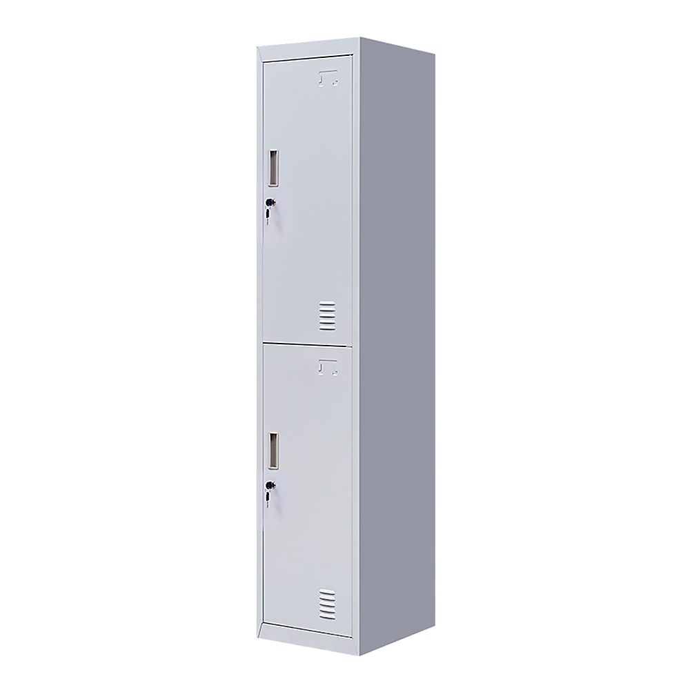 Space-Saving 2-Door Vertical Locker - Storage