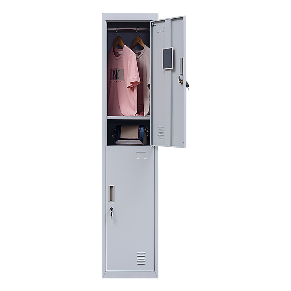 Space-Saving 2-Door Vertical Locker - Storage
