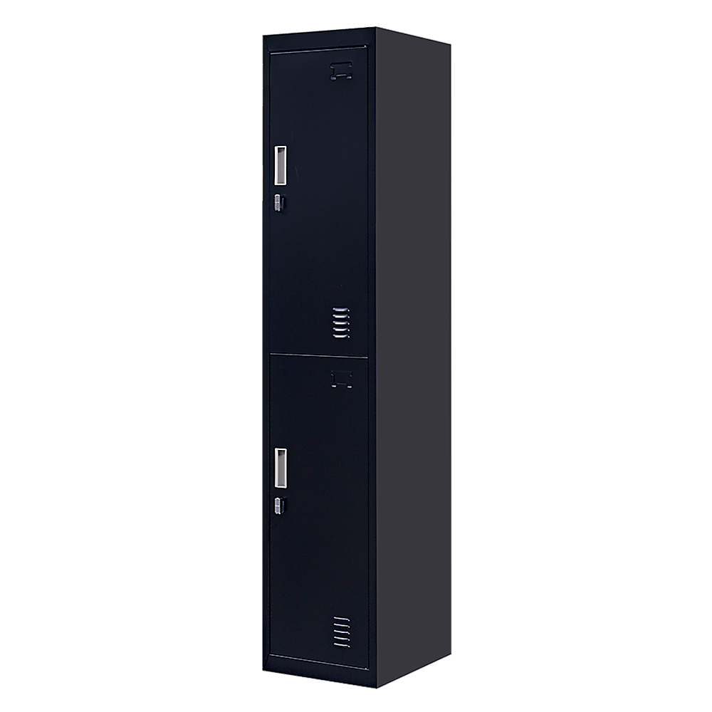 Durable 2-Door Vertical Locker - Office, Gym, Home
