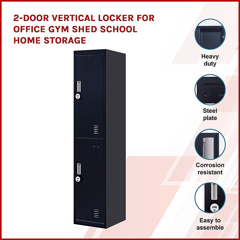 Vertical 4-Door Locker - Multi-Purpose Secure Storage