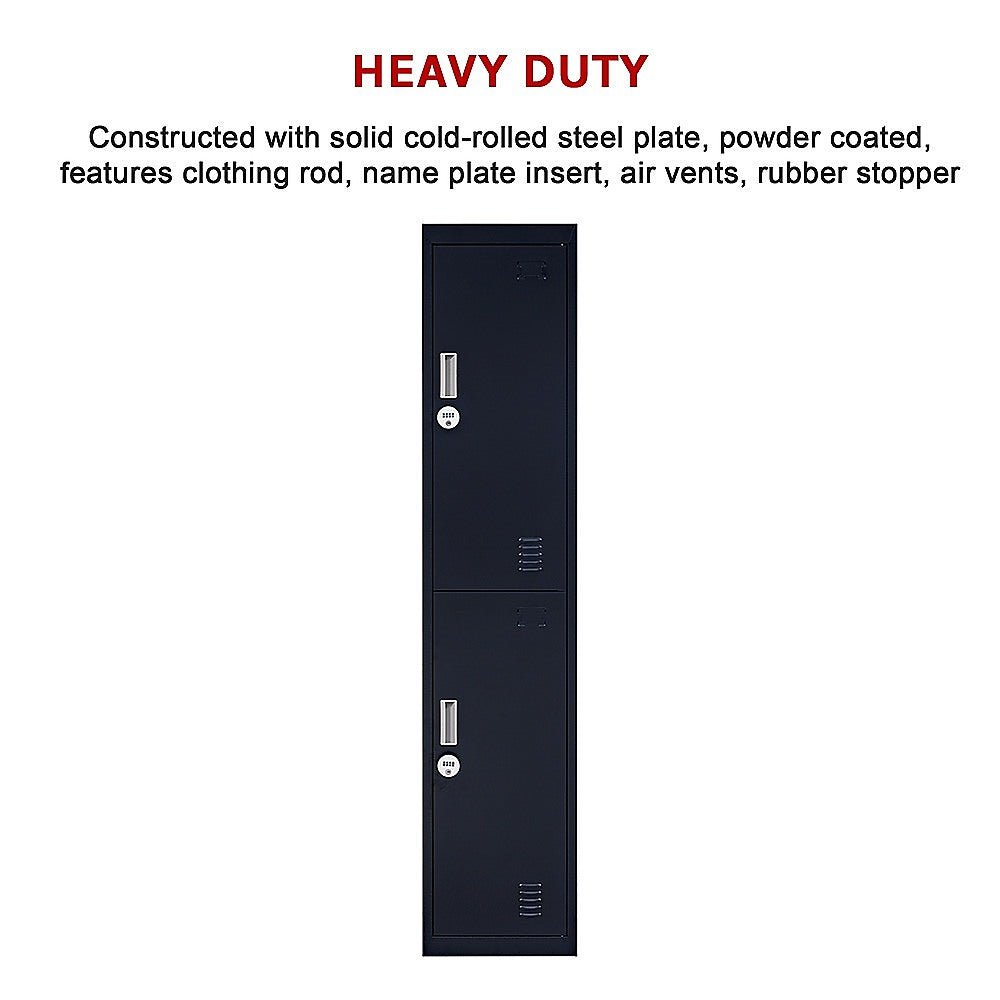 Vertical 4-Door Locker - Multi-Purpose Secure Storage
