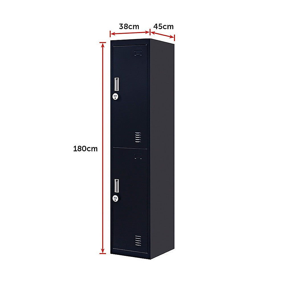 Vertical 4-Door Locker - Multi-Purpose Secure Storage