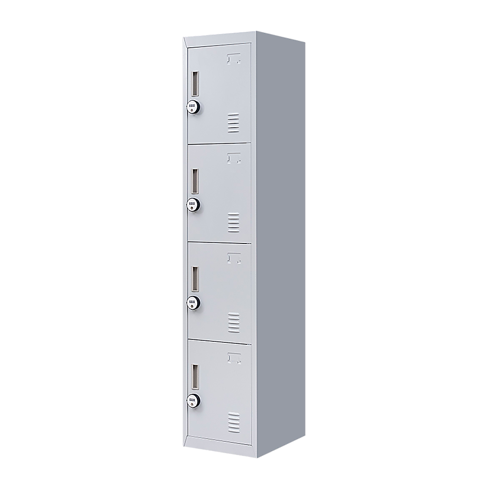 Space-Saving 4-Door Vertical Locker - Storage