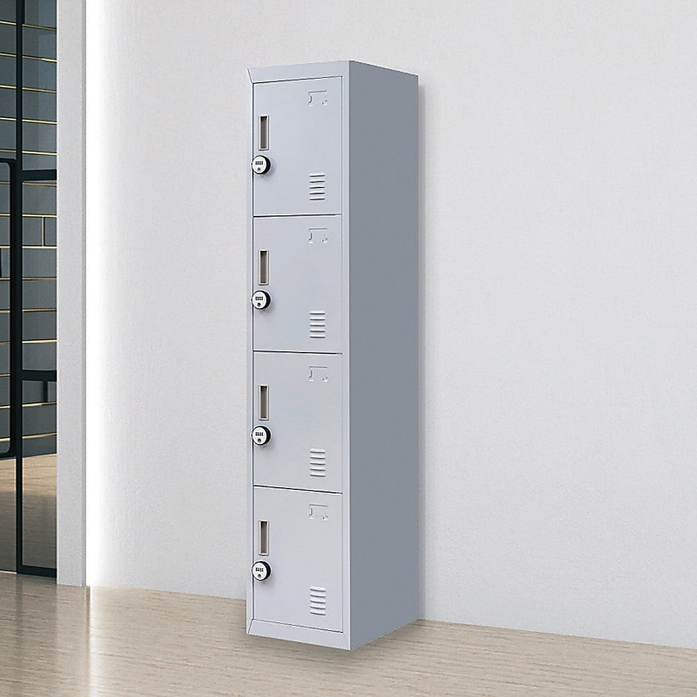 Space-Saving 4-Door Vertical Locker - Storage