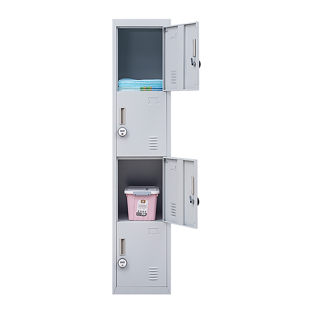 Space-Saving 4-Door Vertical Locker - Storage